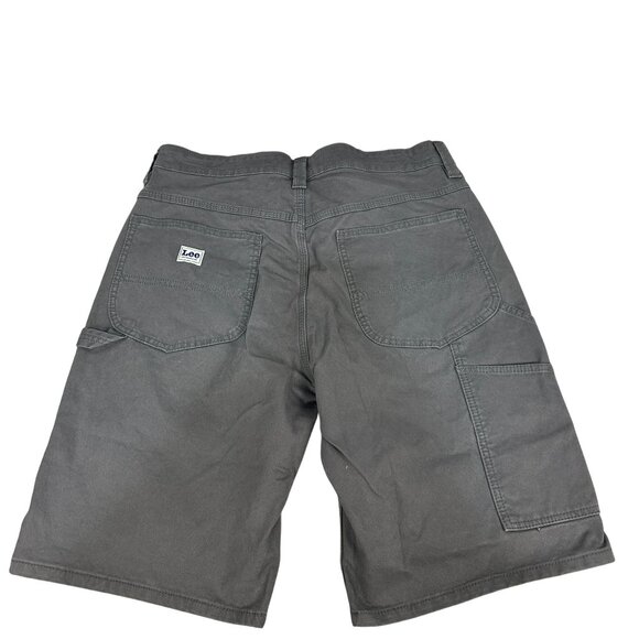 Lee Workwear Carpenter Shorts Mens Size 33 Painters Grey Durable Cotton Blend - Picture 5 of 7